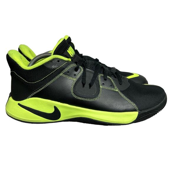 Men’s Nike Fly.By Mid Black/Green CU4601-001 Basketball Shoes SIZE 9.5 LIKE NEW main image 6